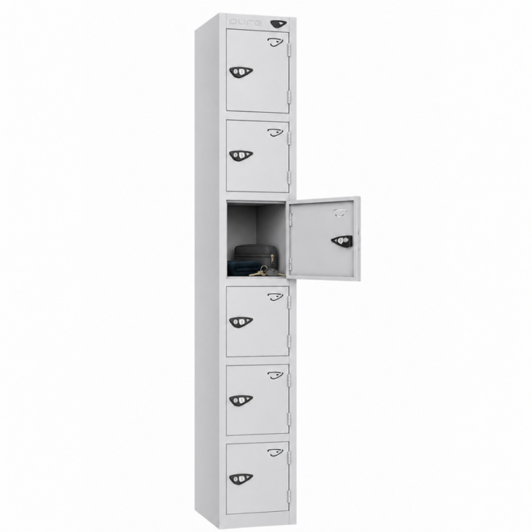 6 door lockers