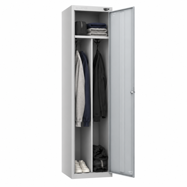 clean and dirty lockers